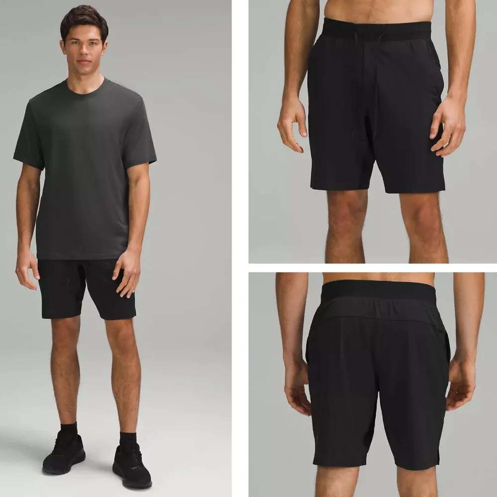 Lululemon Men’s Black Swift Fabric T.H.E. Linerless Athletic Shorts 37277
